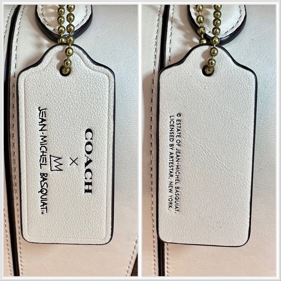 Coach X Jean Michel Basquiat Square Bag in Ivory - Picture 9 of 12